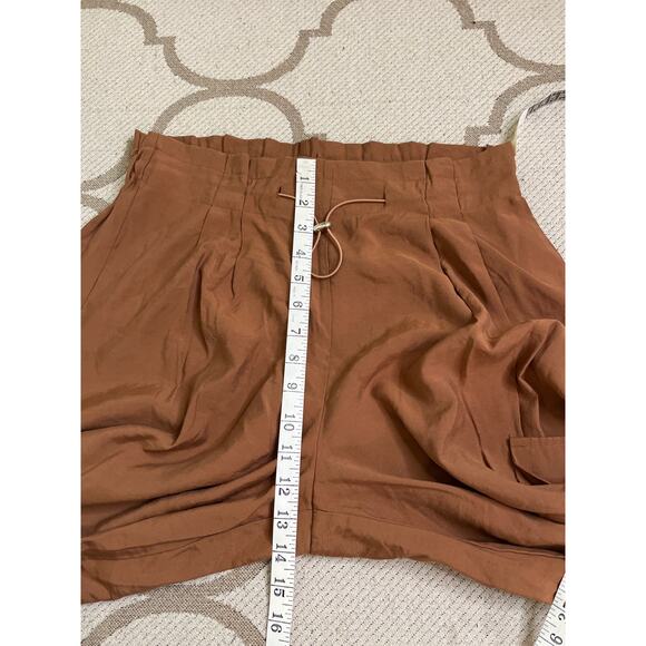 Anthropologie Bungee cord Wide Leg Culottes Brown Pants, size small, MSRP $128 - Picture 6 of 15